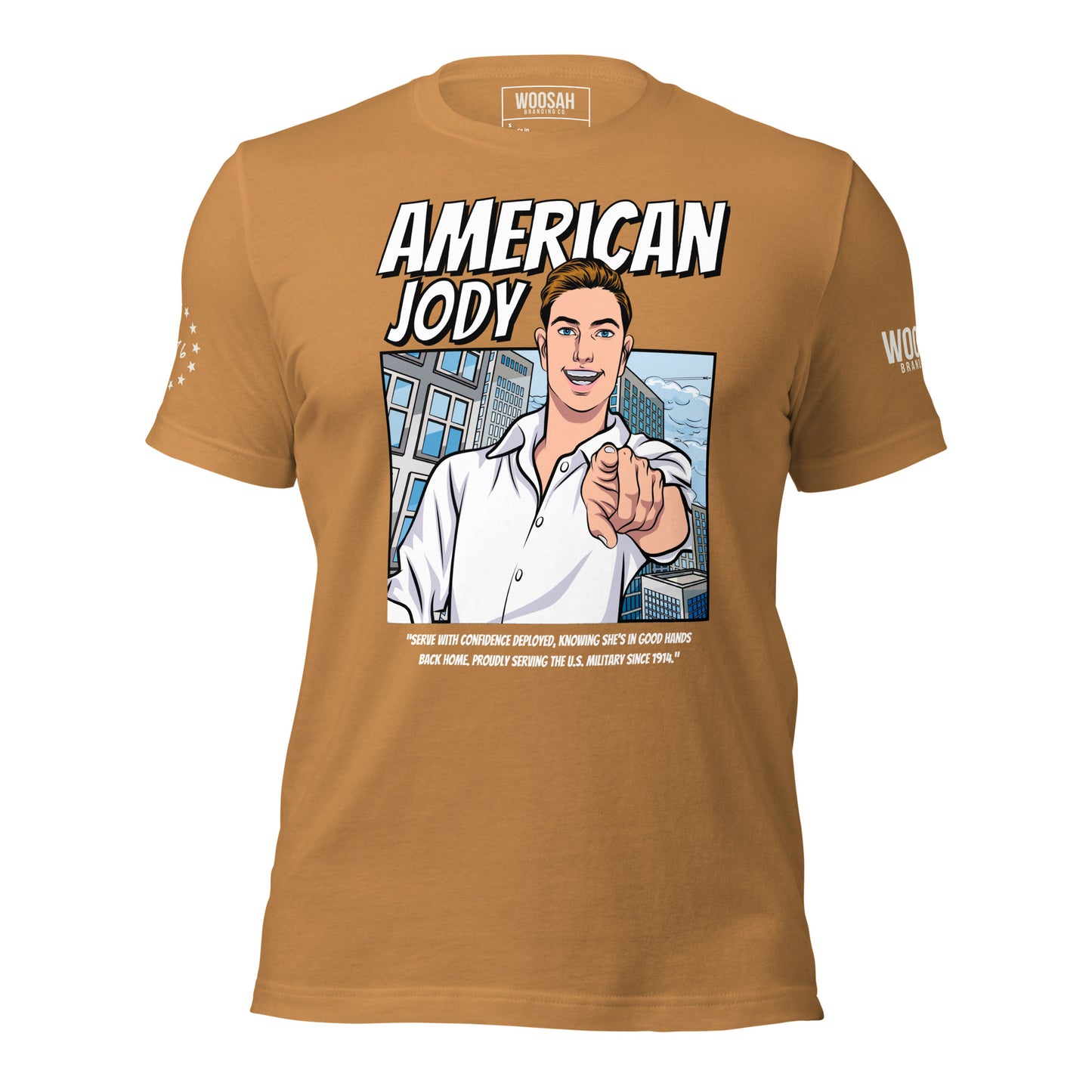 Woosah American Jody Fitted Unisex t-shirt