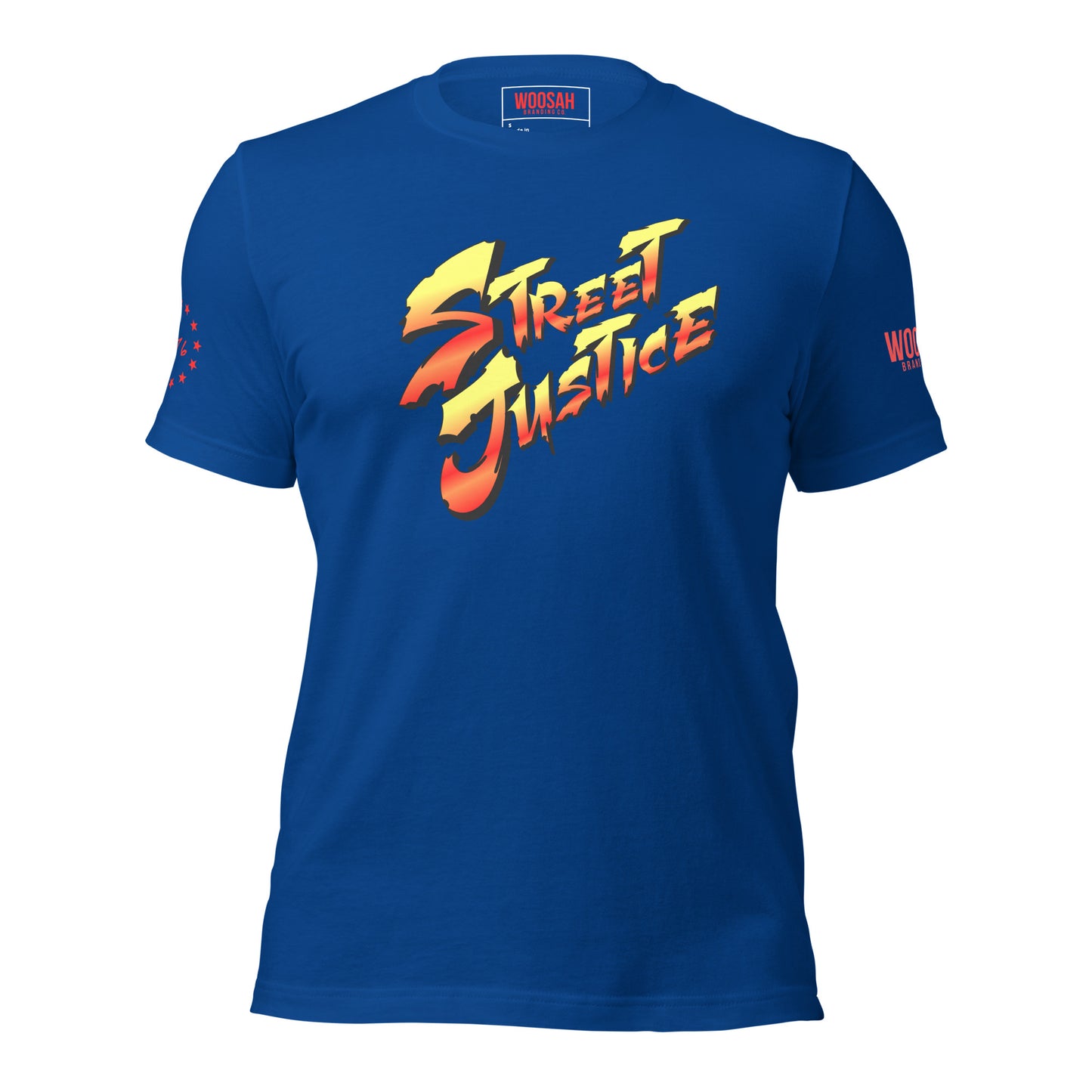 Woosah Street Justice Fitted Unisex t-shirt