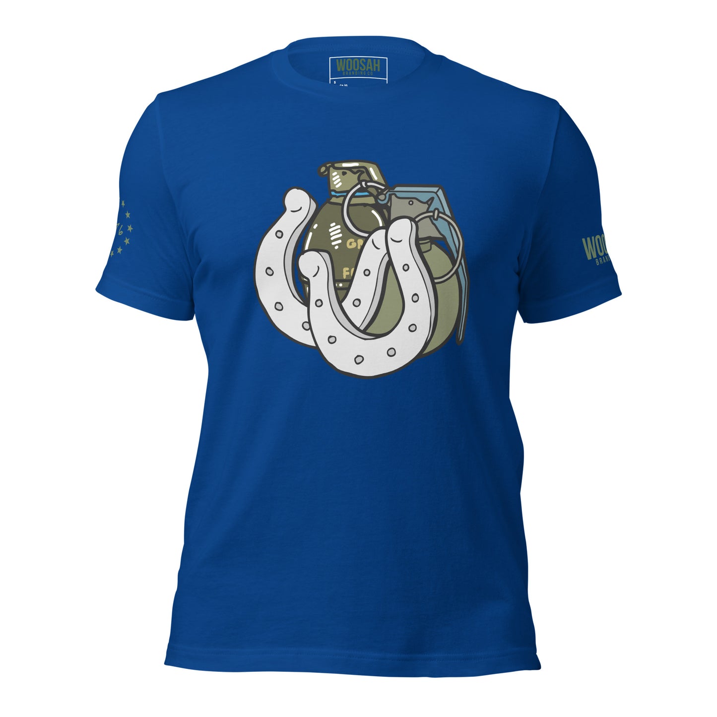 Woosah Horseshoe and Hand Grenades Tee