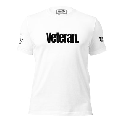 Woosah Veteran. Fitted Unisex t-shirt