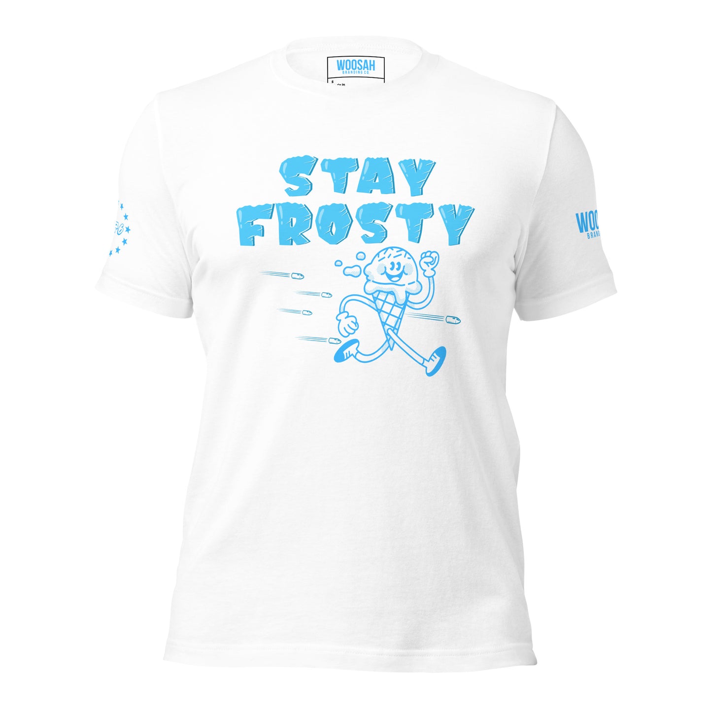 Woosah Stay Frosty Fitted Unisex t-shirt