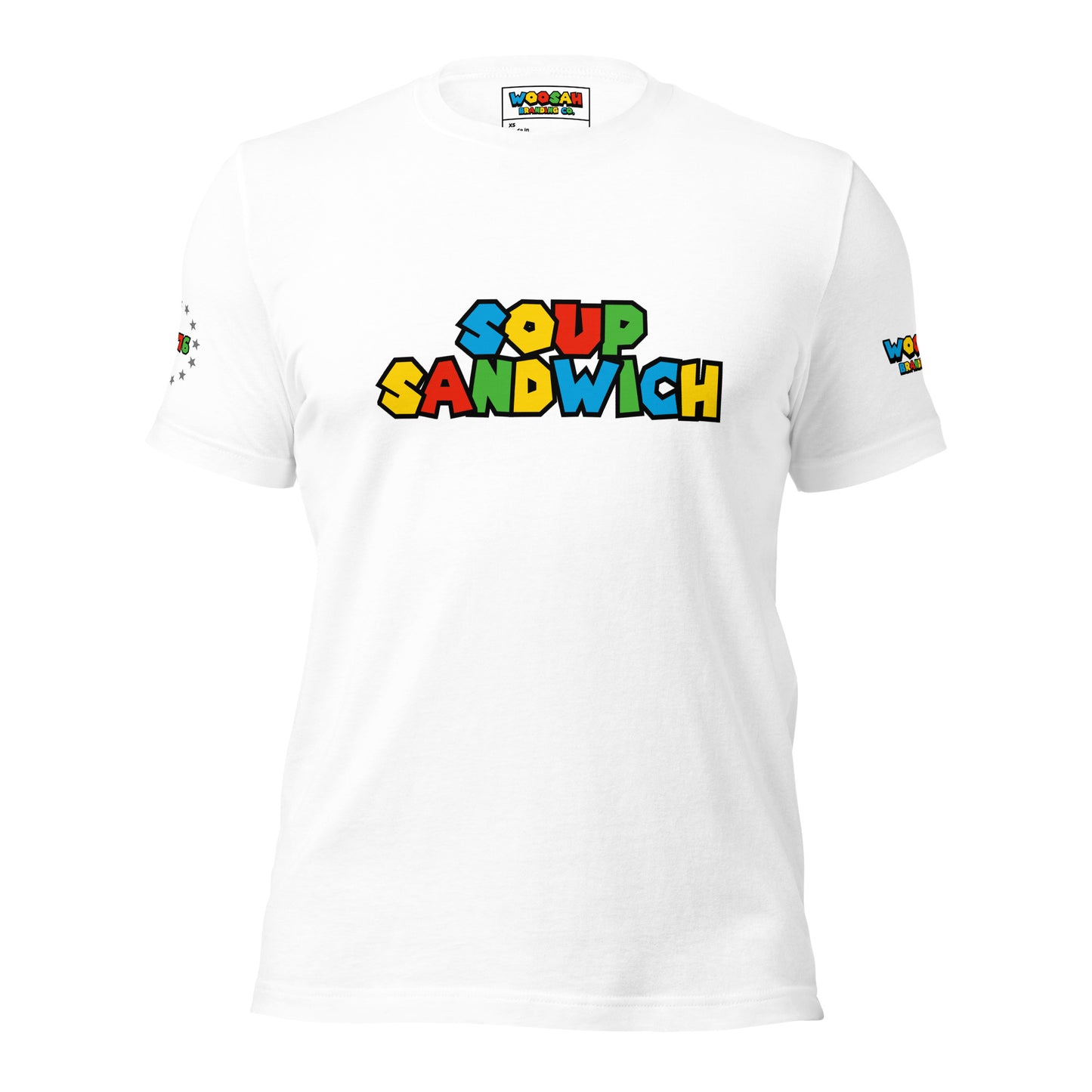 Woosah Soup Sandwich Fitted Unisex t-shirt