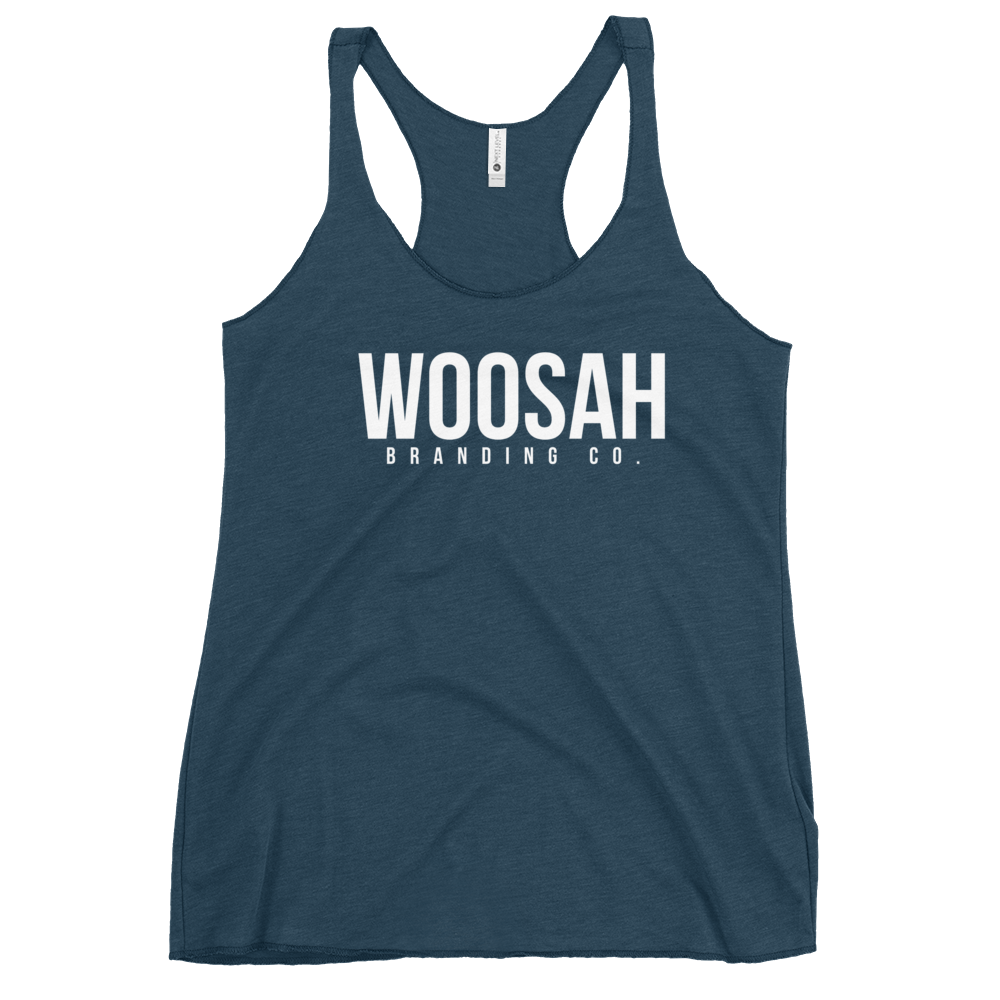 WOOSAH LOGO WOMEN'S RACERBACK TANK