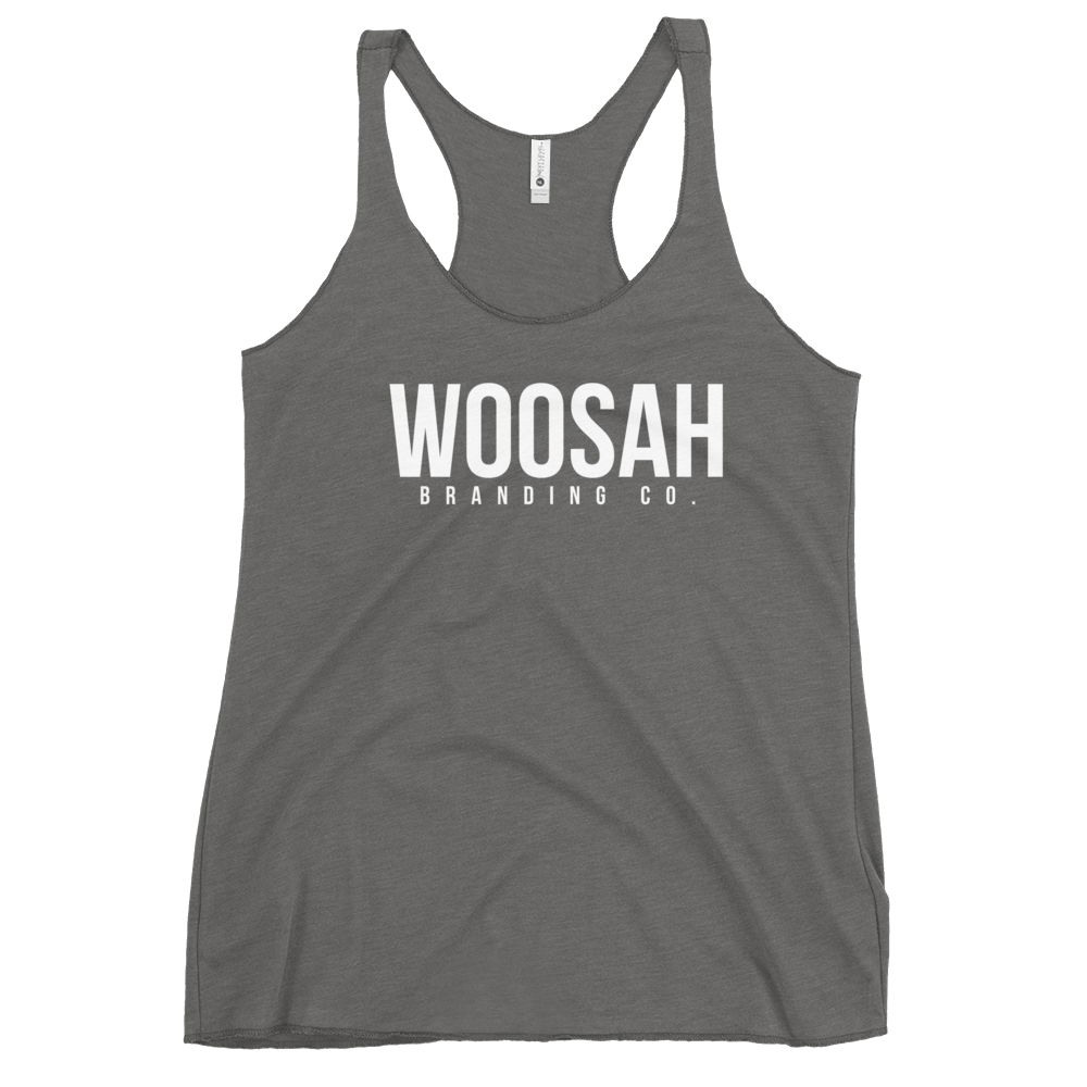 WOOSAH LOGO WOMEN'S RACERBACK TANK