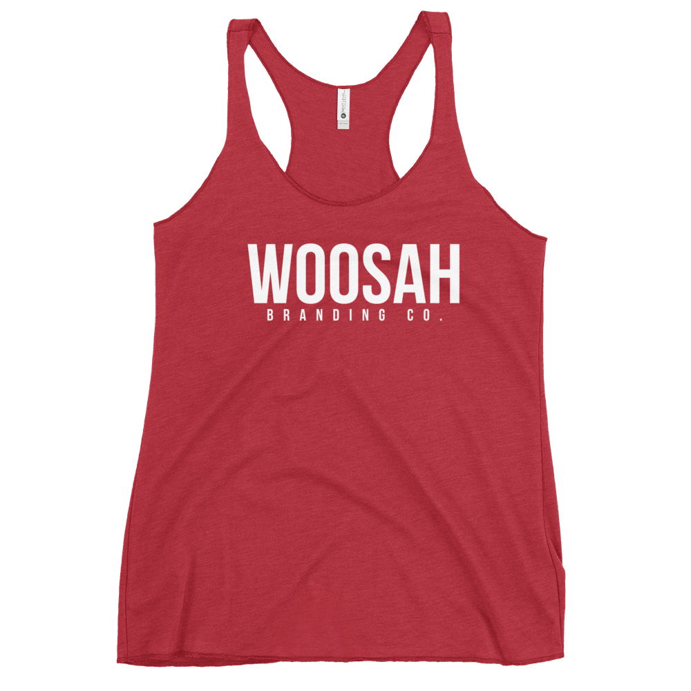WOOSAH LOGO WOMEN'S RACERBACK TANK